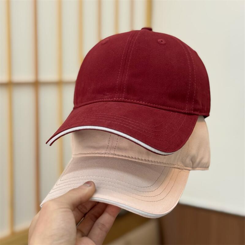 Korean-style Mens Hat, Japanese-style Minimalist Versatile Solid-color Baseball Cap - Image 10