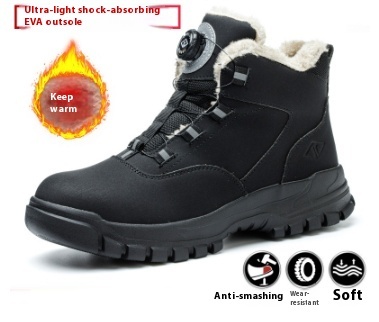 High Top Safety Shoes For Men All Seasons Anti-smash And Anti-puncture - Image 5