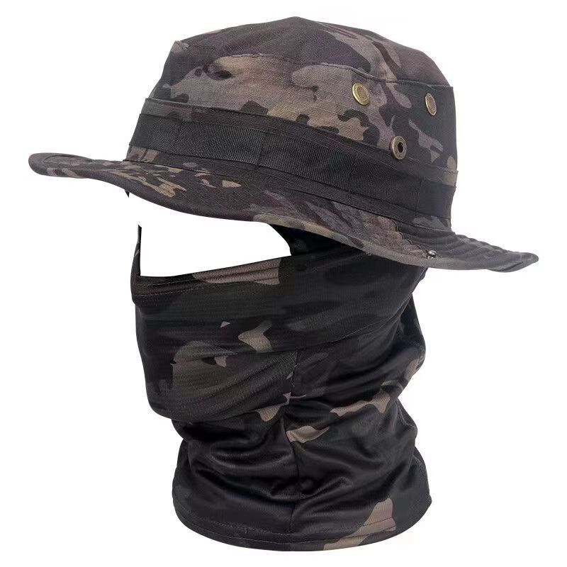 Outdoor Mountaineering Camping Fishing Sun-proof Bucket Hat Mask - Image 10