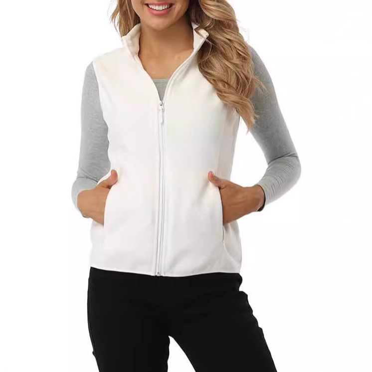 Womens Fleece Vest Soft Sleeveless Jacket - Image 6