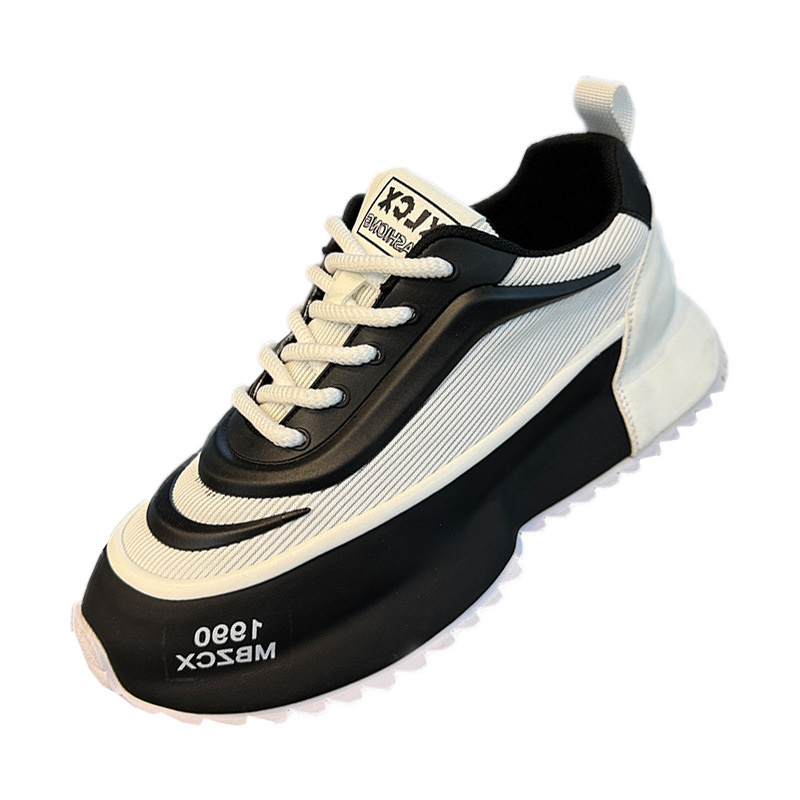 Spring And Summer Argan Running Sneaker Teenagers High-grade Fashion Brand Thick Bottom Increased - Image 5