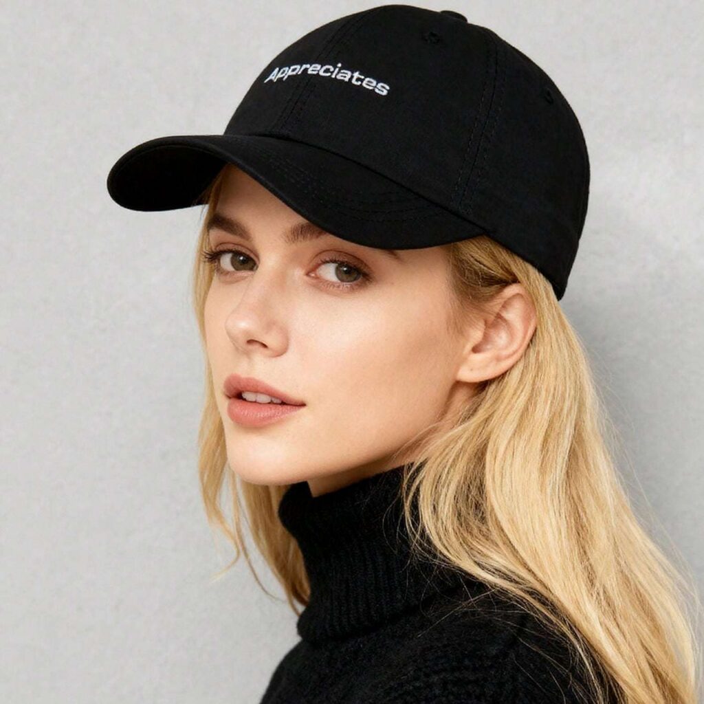 Single-color Embroidered English Letters Quick-drying Lightweight Adjustable Sunshade Simple And Versatile Baseball Cap For Casual Outdoor Sports, Commuting.