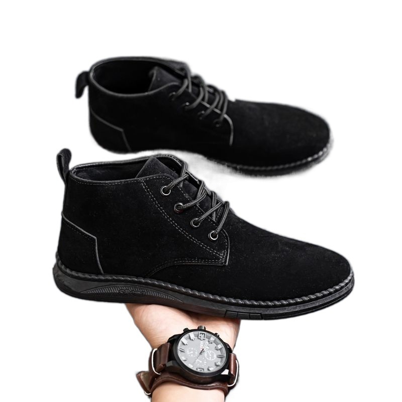 British Style Outdoor Student Casual High-top All-matching Trendy Men's Martin Boots - Image 9