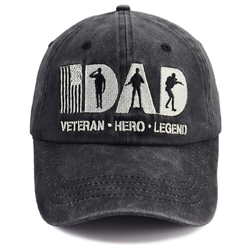 Veteran Dad Hat, Dad Veteran Hero Legend Embroidered Baseball Cap, Washed Cotton Adjustable Low Profile Cap For Men, Patriotic Military Gift - Image 5