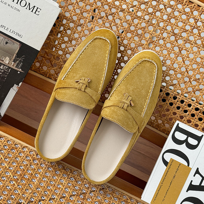 Tasseled Hidden-Heel Closed-Toe Half Slippers For Women - Image 6