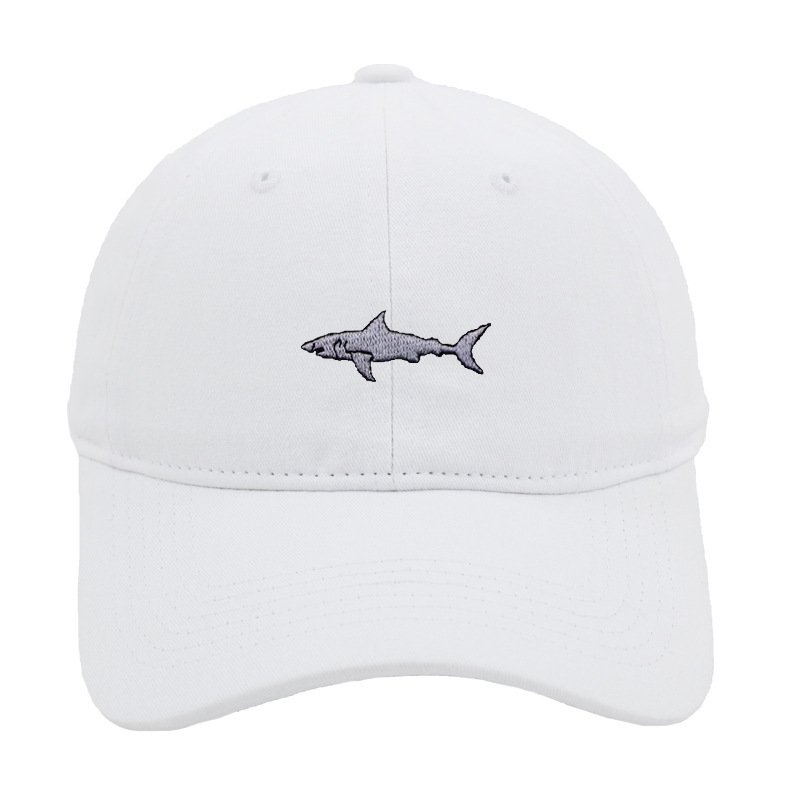 Premium Shark Embroidery Animal Baseball Cap Female Summer