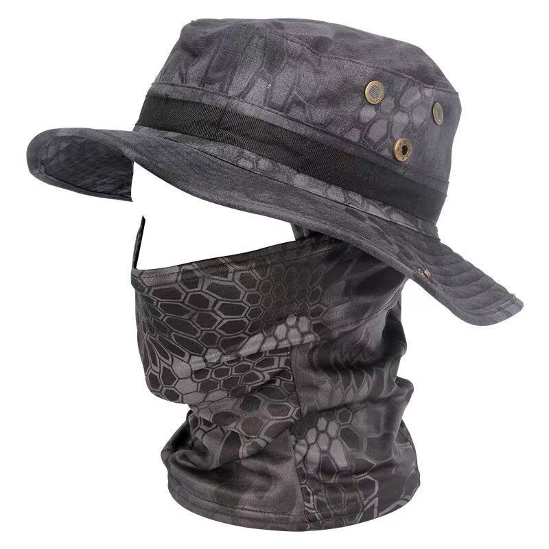 Outdoor Mountaineering Camping Fishing Sun-proof Bucket Hat Mask - Image 4