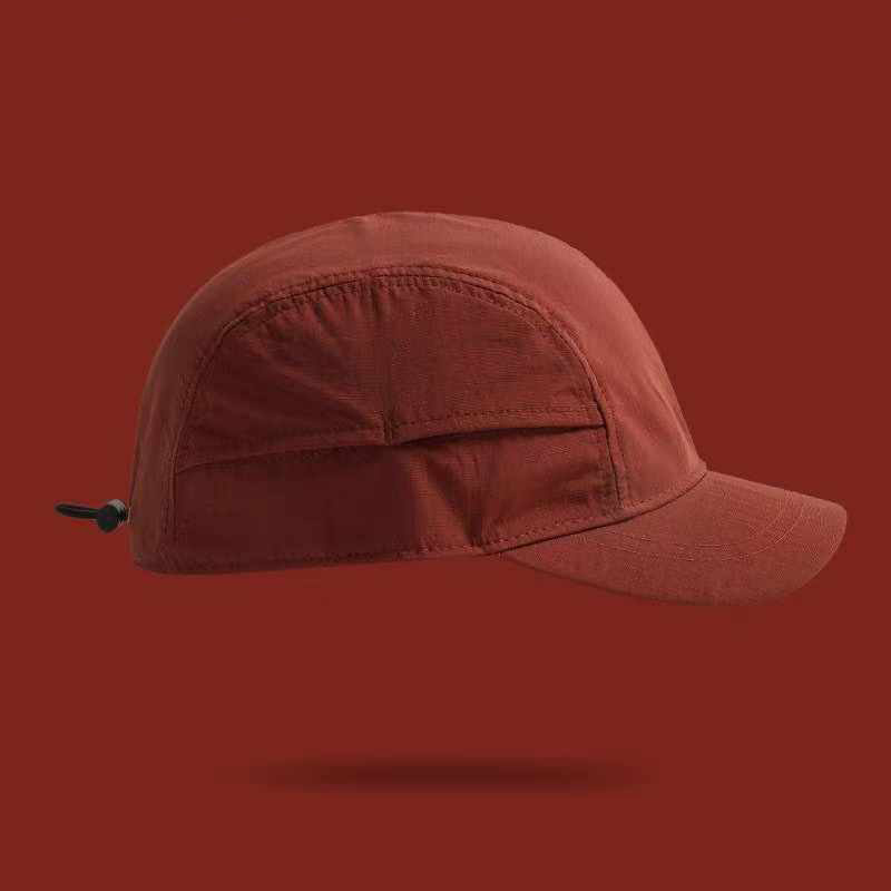 The New Men's And Women's Universal Quick-drying Lightweight Fabric With Drawstring Ventilation And Sun Protection Short Brim Baseball Cap Is Suitable For Daily Outdoor Outings. - Image 3