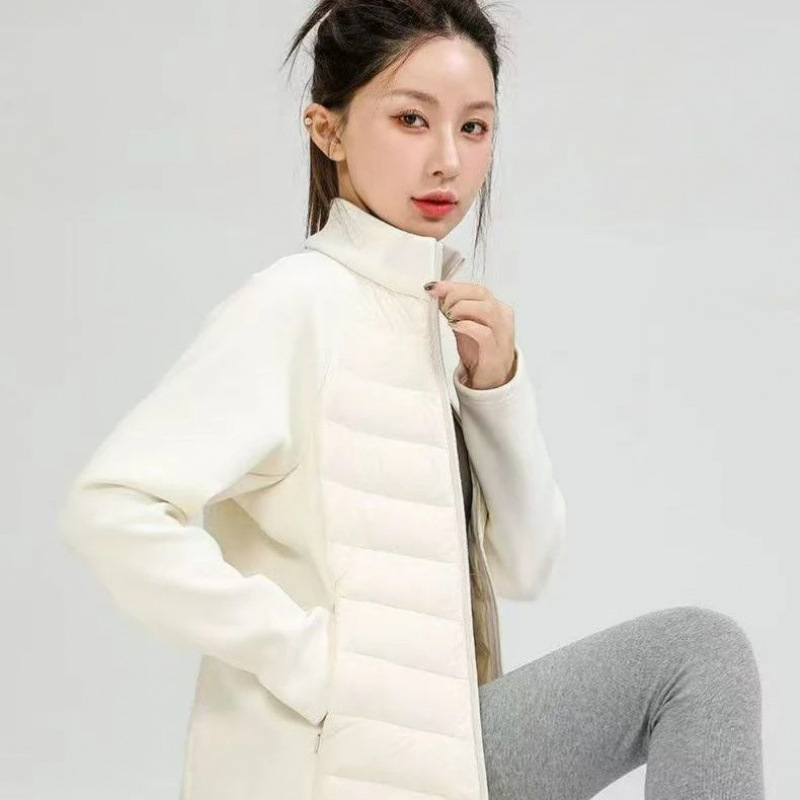 Inner-layer Yoga Turtleneck Autumn Edition Slim-fit Fashionable Warm Patchwork Thick Coat
