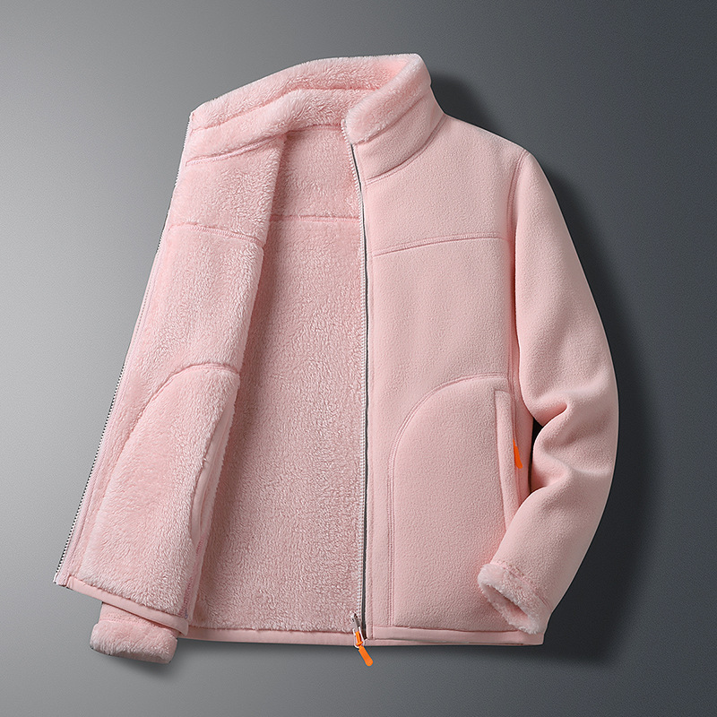 Double-sided Coral Fleece And Double-sided Polar Fleece Jacket - Image 3