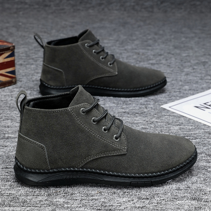 British Style Outdoor Student Casual High-top All-matching Trendy Men's Martin Boots - Image 3