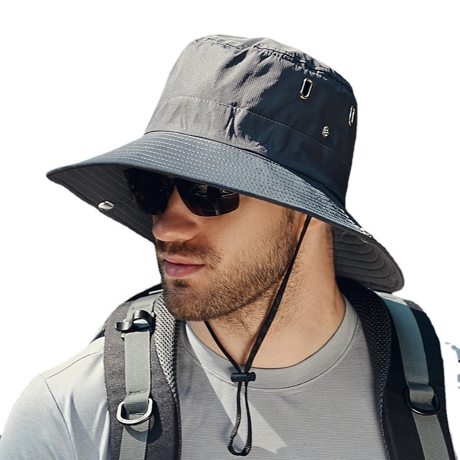 Summer New Men's Sun-shade Big Brim Sun Protection Hat - Image 2